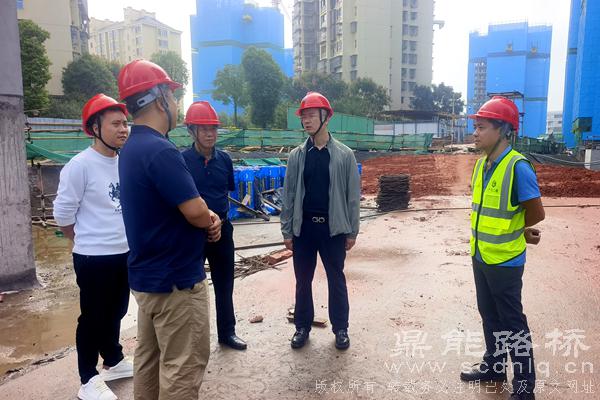 李涛率队到鼎能路桥高新区城中村改造项目开展节后复...