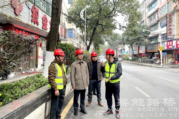 鼎能路桥到织金县园林绿化养护项目检查指导工作